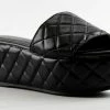 Bamboo Purchase 23 Womens Quilted Platform Wedged Slip On Sandals