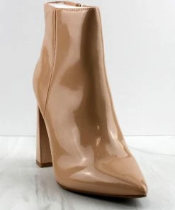 SHOE BARGAIN WAREHOUSE (WWW.SBWSHOES.COM) Harper 1 Women's Flared Heeled Pointed Toe Ankle Boots
