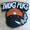 Thug Pug Rubber Shoe Charms