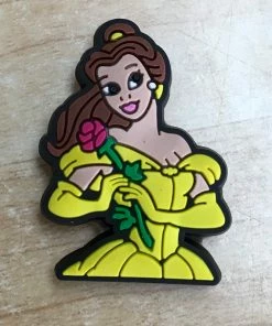 Princess Belle Rubber Shoe Charms