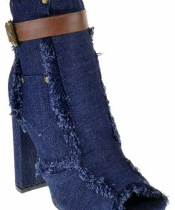 Forever Sherry 10 Open Pointed Toe Ankle Bootie