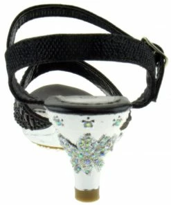 Lucita Girl's 150-8GKM Little Girls Rhinestone Dress Sandals