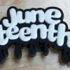 Juneteenth Rubber Shoe Charms