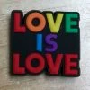 Love Is Love Rubber Shoe Charms
