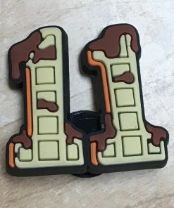 Stranger Things Waffle 11 Rubber Shoe Charms