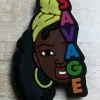 Savage Woman Rubber Shoe Charms