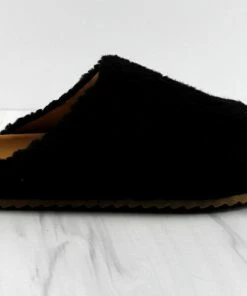 Lemonade Oozy Women's Shearling Slip On Mules