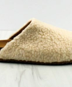 Lemonade Oozy Women's Shearling Slip On Mules