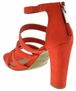 Bamboo Lemonlight 02M Womens Strappy Chunky High Heel