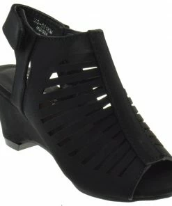 SHOE BARGAIN WAREHOUSE (WWW.SBWSHOES.COM) MQ 001KM Little Girl's Peep Toe Chunky Heeled Sandal LIQUIDATIONS!