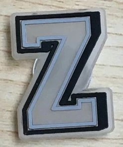 "Z" Rubber Shoe Charms