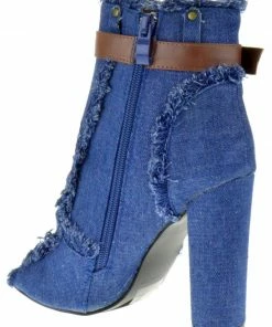 Forever Sherry 10 Open Pointed Toe Ankle Bootie