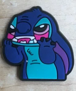 Stitch "Funny" Rubber Shoe Charms