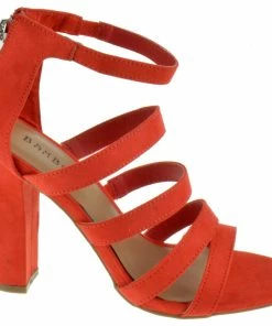 Bamboo Lemonlight 02M Womens Strappy Chunky High Heel