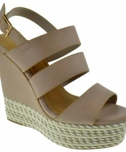 Bamboo Choice 56 Women's Platform Wedge Sandals 9 Bamboo Choice 56 Women's Platform Wedge Sandals