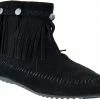 SBW Shoes Cherokee 01 Womens Fringe Moccasin Booties Women's