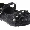 SBW Shoes Precious 50 Baby Girl's Glitter Ballerina Flats
