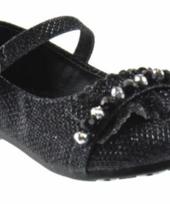 SBW Shoes Precious 50 Baby Girl's Glitter Ballerina Flats