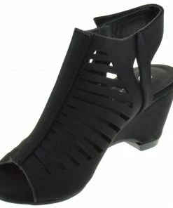 SHOE BARGAIN WAREHOUSE (WWW.SBWSHOES.COM) MQ 001KM Little Girl's Peep Toe Chunky Heeled Sandal LIQUIDATIONS!