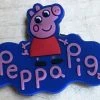 Peppa Pig Logo Rubber Shoe Charms