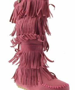 Shoes Of Soul G 32282 Girls Five Layer Moccasin Fringe Boots 8 Shoes Of Soul G 32282 Girls Five Layer Moccasin Fringe Boots