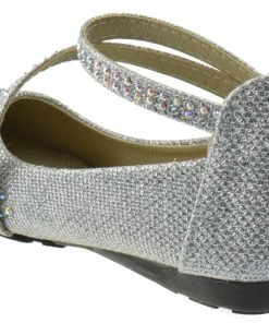 Lucita Kd 08 Km Little Girls Rhinestone Ballerina Flats