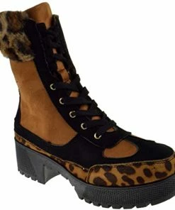 Bamboo Powerful 06s Women's Chunky Heel Combat Boots 41 Bamboo Powerful 06s Women's Chunky Heel Combat Boots