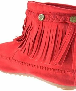 SBW Shoes Cherokee 01 Womens Fringe Moccasin Booties Women's 15 SBW Shoes Cherokee 01 Womens Fringe Moccasin Booties Women's