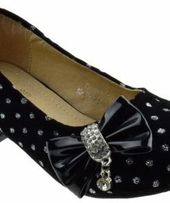 SBW Shoes Doties Little Girls Rhinestone Heel Platform Dress Shoe LIQUIDATIONS!