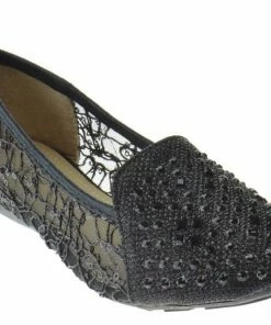 SBW Shoes LIQUIDATIONS! KD 15KM Girl's Lace And Embellished Ballet Flat
