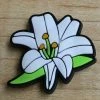 Lily Flower Rubber Shoe Charms