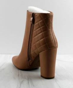 Top Guy Bond 8 Women's Cross Stitch Heeled Ankle Booties