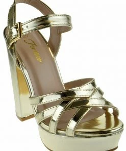 SBW Shoes Well 84 Women's Chunky Heel Platform Sandals