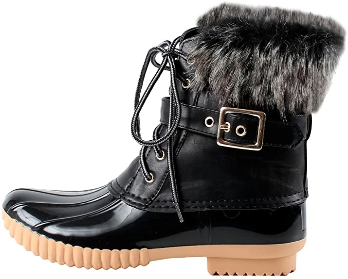 Nature Breeze Women's Boots Duck-01 Womens Insulated Mid Calf Boot 2 Nature Breeze Women's Boots Duck-01 Womens Insulated Mid Calf Boot