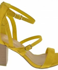 Lov Mark LIQUIDATIONS! Nixty 30 Womens Strappy Zip Up Heeled Sandals