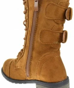 Link Mango 73k Girls Zip And Tie Up Knee High Boot Girl's