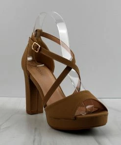 Top Moda Women's Asia-75 Womens Strappy Heel Open Toe Sandals