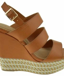 Bamboo Choice 56 Women's Platform Wedge Sandals