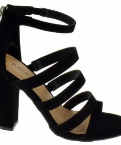 Bamboo Lemonlight 02M Womens Strappy Chunky High Heel