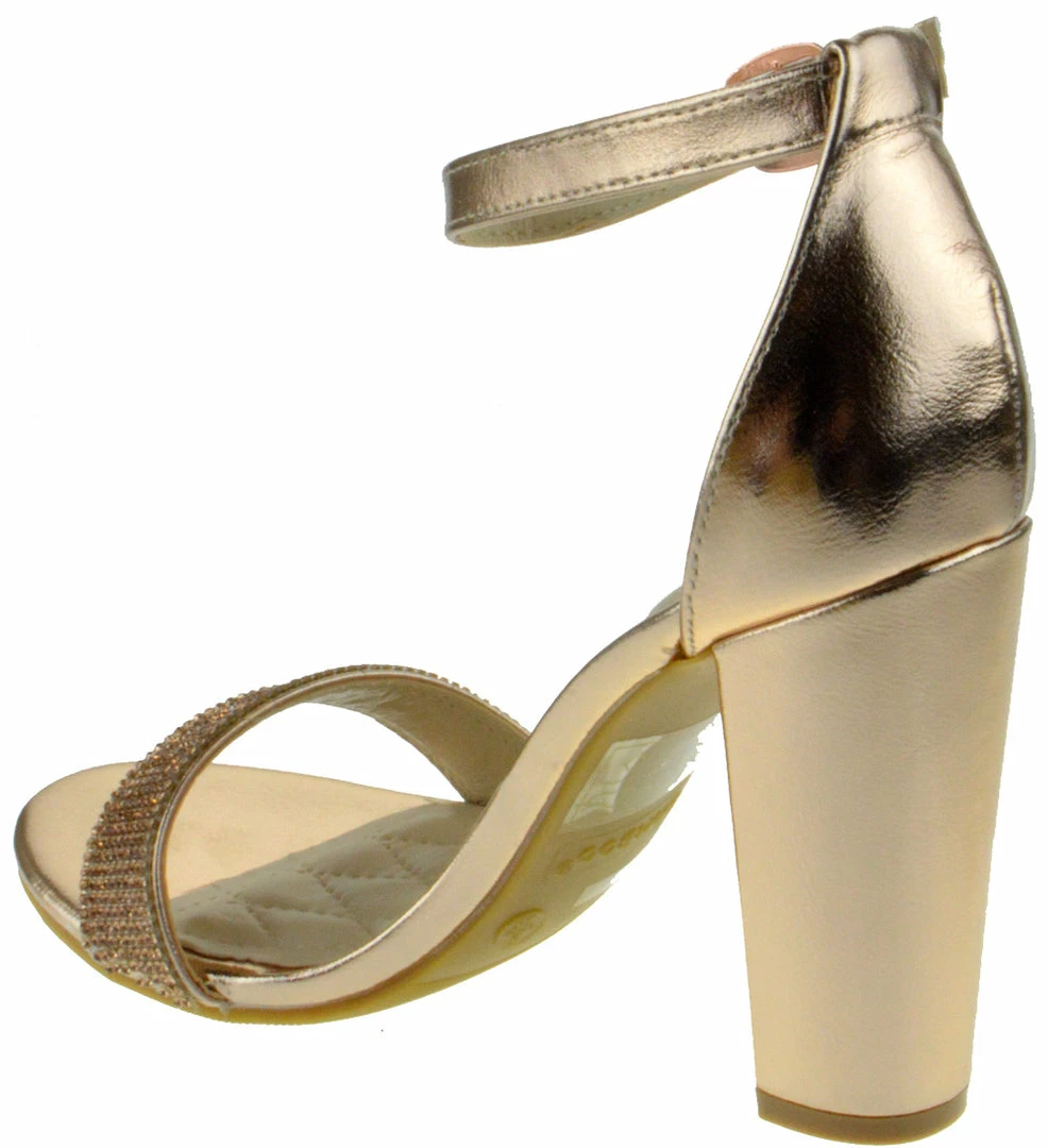 Bamboo Frenzy-54s Womens Rhinestone Strap Heeled Sandal 3 Bamboo Frenzy-54s Womens Rhinestone Strap Heeled Sandal