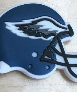 Eagles Helmet Rubber Shoe Charms