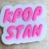 K Pop Stan Rubber Shoe Charms