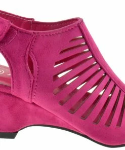 SHOE BARGAIN WAREHOUSE (WWW.SBWSHOES.COM) MQ 001KM Little Girl's Peep Toe Chunky Heeled Sandal LIQUIDATIONS!