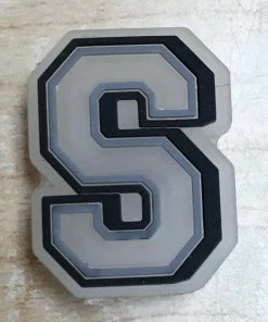 "S" Rubber Shoe Charms