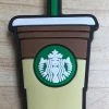 Starbucks Iced Coffee Rubber Shoe Charms