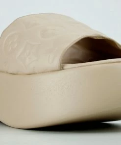 Jpo Agave 01 Women's Embossed Wide Band Platform Slides