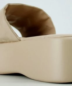 Jpo Agave 01 Women's Embossed Wide Band Platform Slides