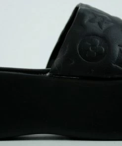 Jpo Agave 01 Women's Embossed Wide Band Platform Slides