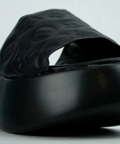 Jpo Agave 01 Women's Embossed Wide Band Platform Slides