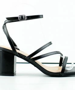 Top Moda Ali 6 Womens Low Block Heeled Square Toe Sandals